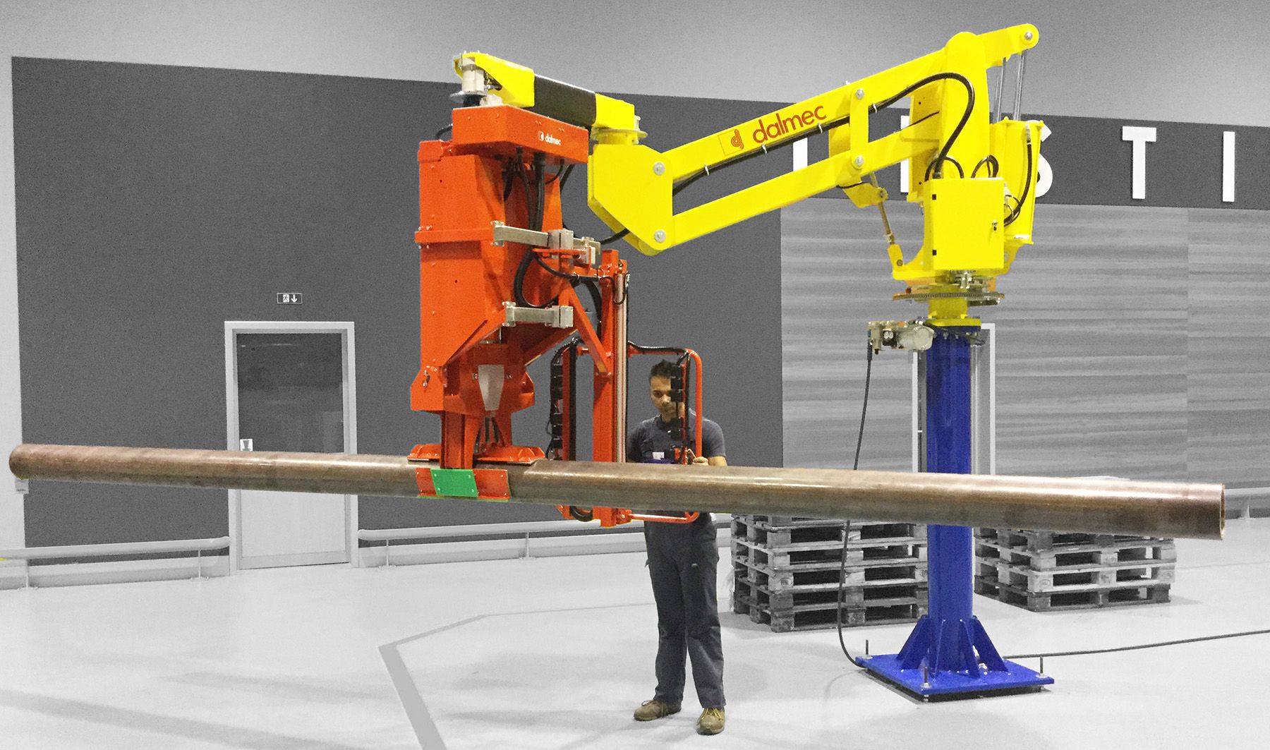 Dalmec UK Pneumatic lifters for handling pipes