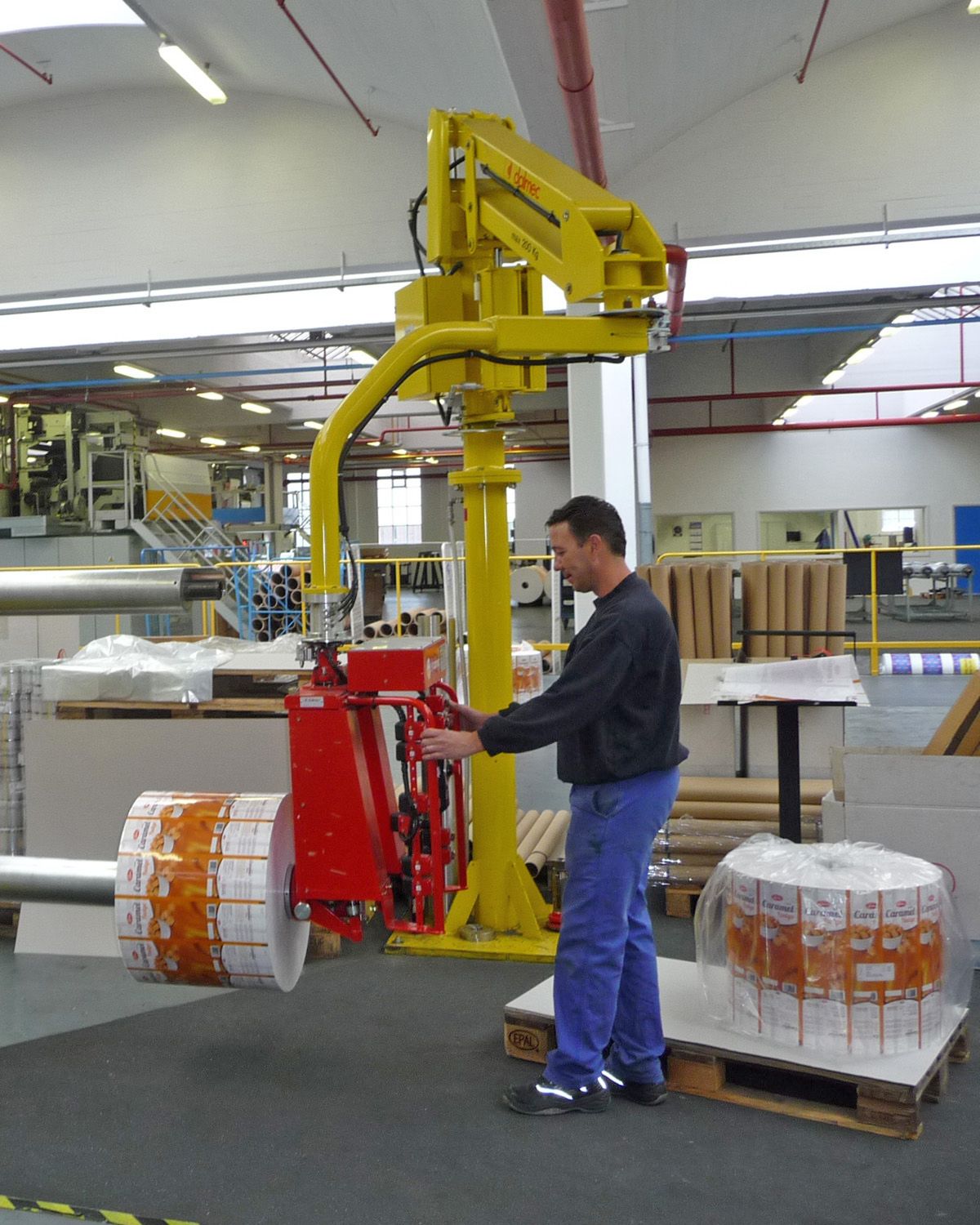 Dalmec UK Reels handling device or Manipulator