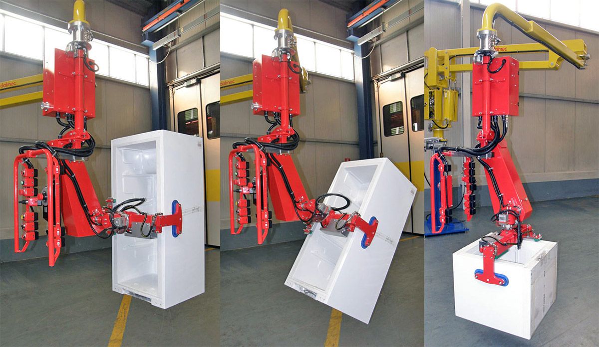 Electrical Appliances – Custom Vacuum Lifts and Suction-Cup Frames for White-Goods