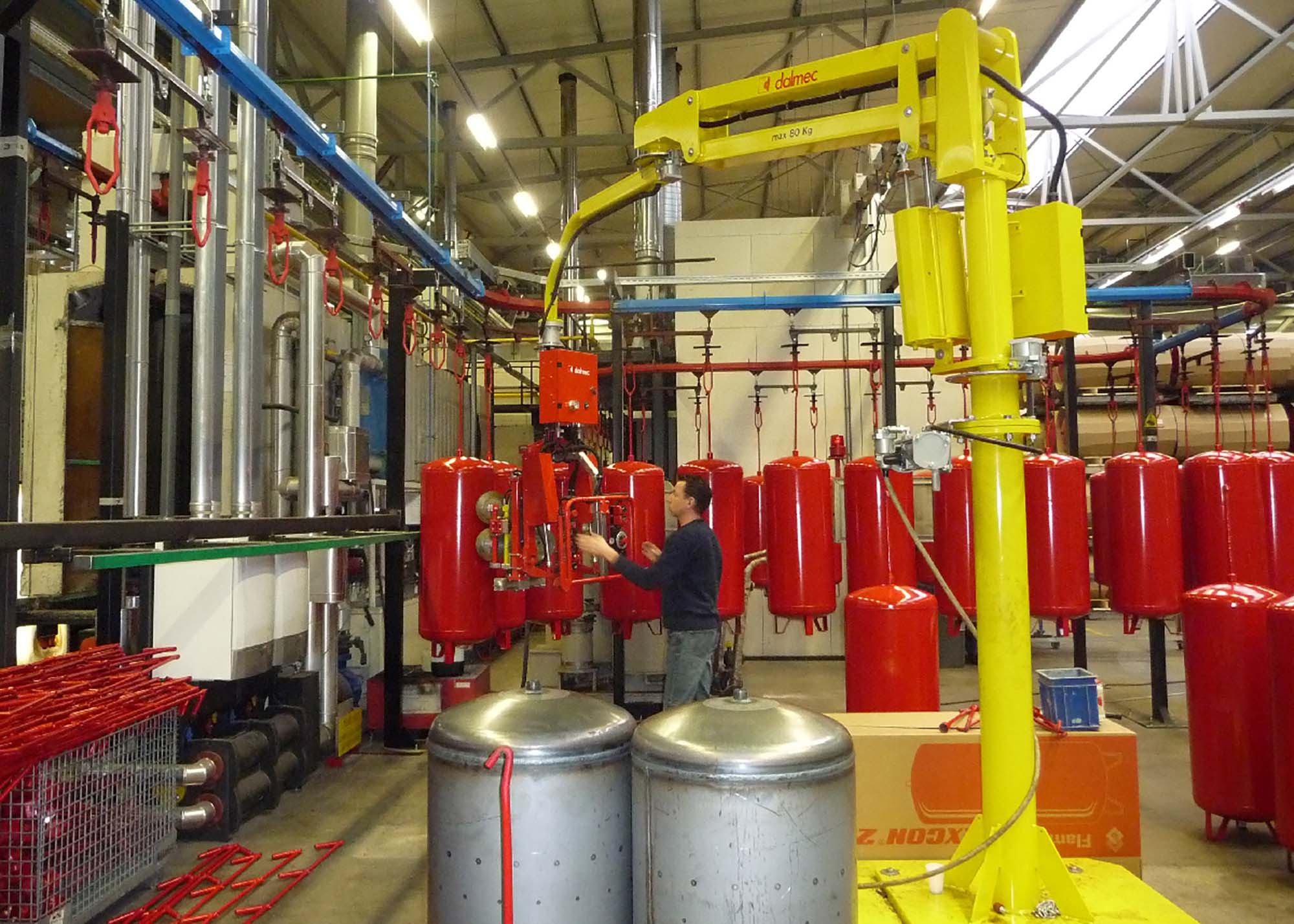 Tanks & Boilers – Trolley-Mounted Zero Balancer, Suction Cups
