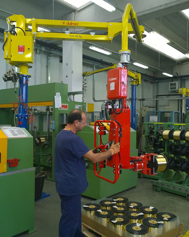 Wire Coils — Partner Manipulator with Pinch-Jaw Gripper